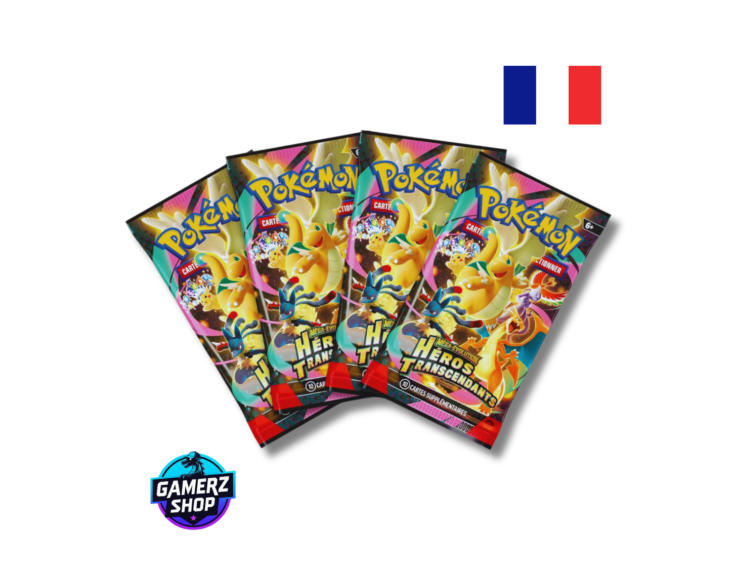 Coffret Méga-Évolution Héros Transcendants – Méga-Roitiflam-ex - Scellé FR