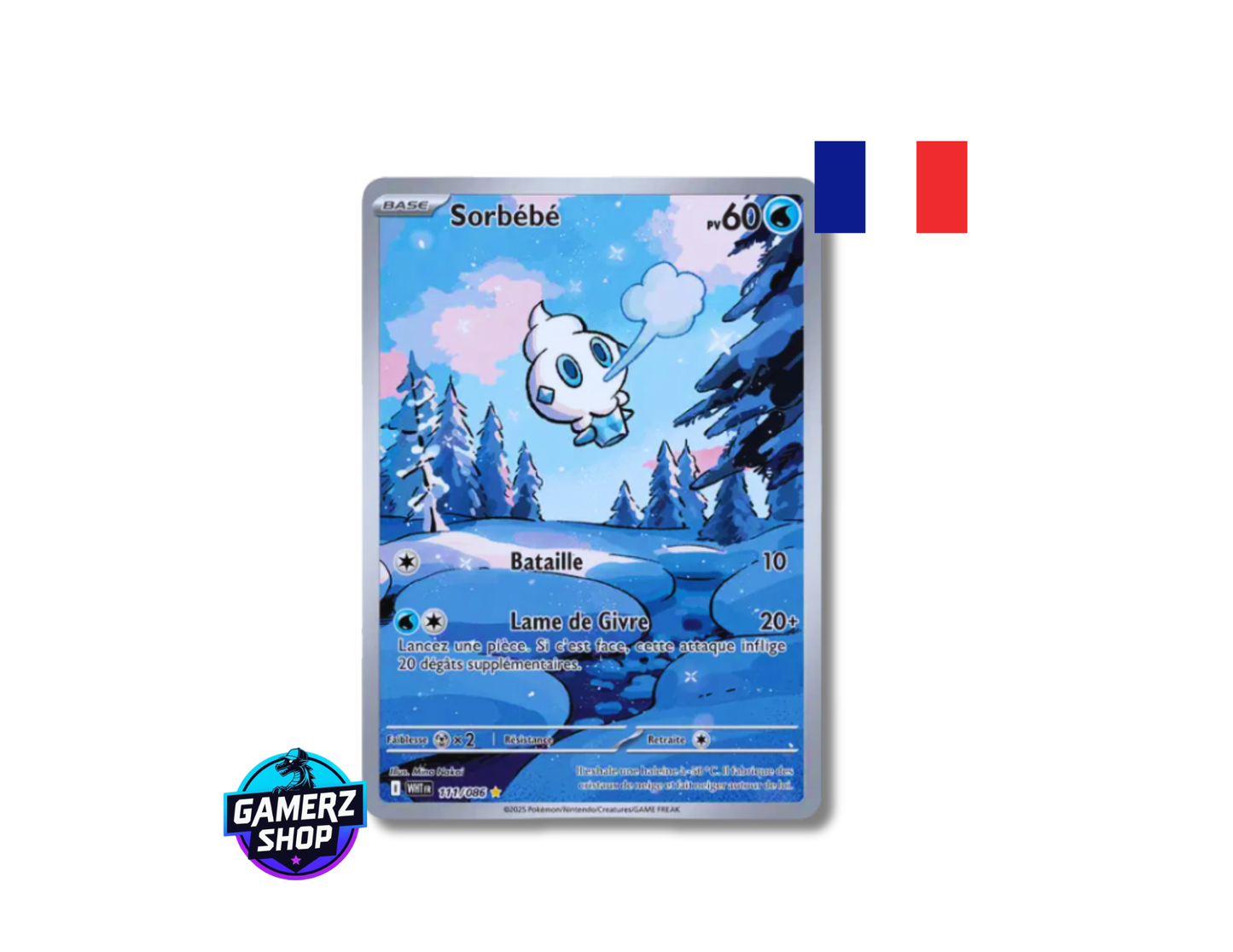 Sorbébé 111/86 Flamme Blanche - Near Mint - FR