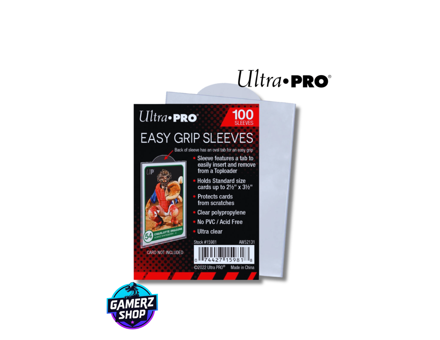 Ultra Pro Easy Grip Sleeves Languette x100