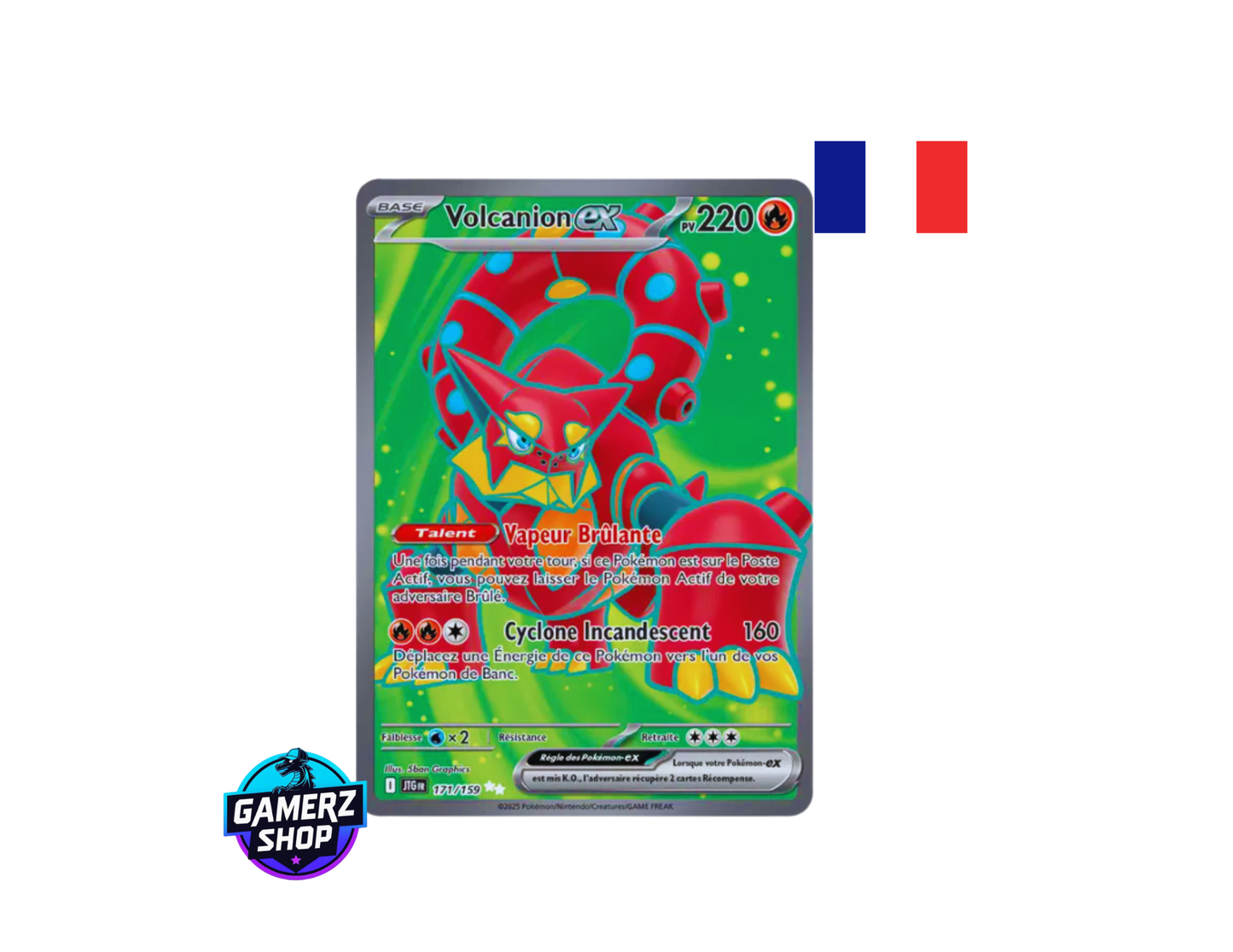 Volcanion ex 171/159 EV9 Aventures Ensemble - FR - Near Mint