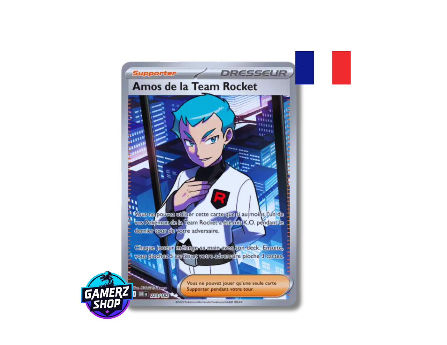 Amos de la Team Rocket 223/182 Rivalités Destinées - Near Mint - FR