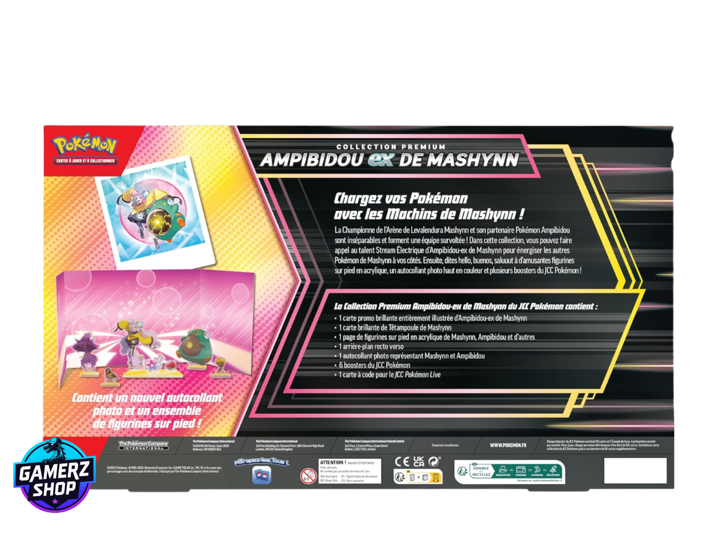 Pokémon - Coffret Collection Premium Ampibidou-ex de Mashynn - Scellé FR