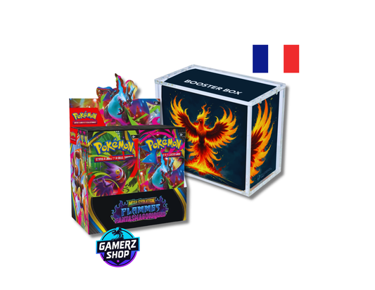Display Scellé Flammes Fantasmagoriques ME02 + Protection Acrylique Phoenix Shield - FR