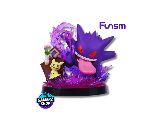 Funism - Figurine Prime - Pokémon : Ectoplasma & Mimiqui 20cm