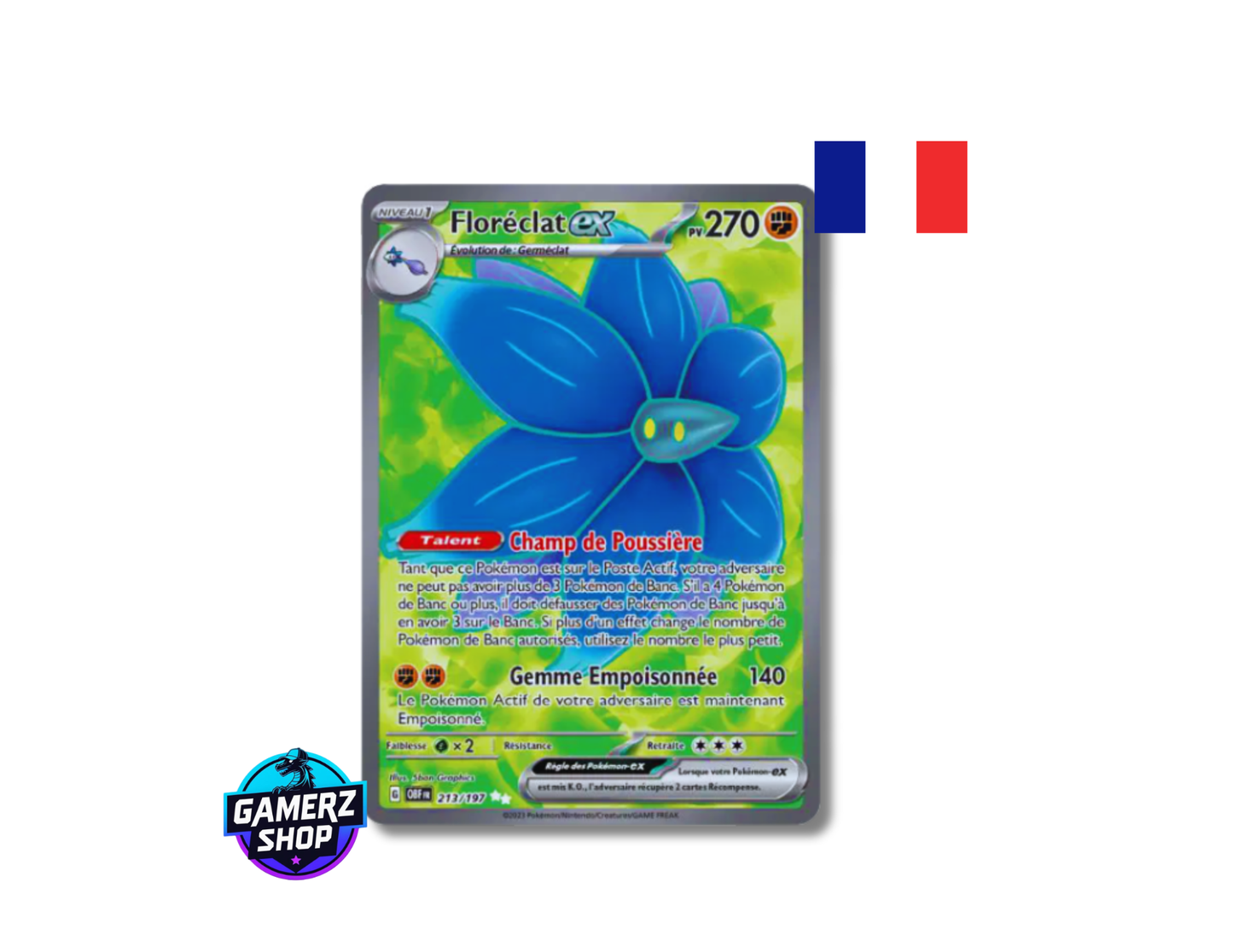 Floréclat ex 213/197 EV3 Flammes Obsidiennes - Near Mint - FR