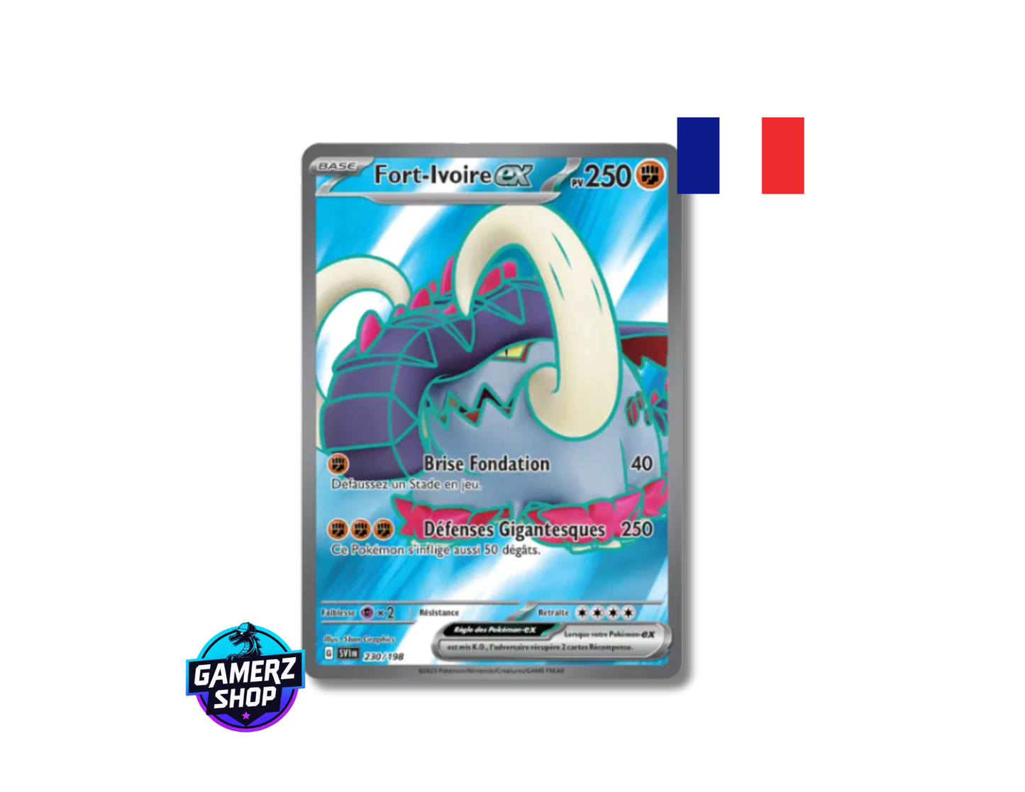 Fort-Ivoire ex 230/198 EV1 Ecarlate et Violet - Near Mint - FR