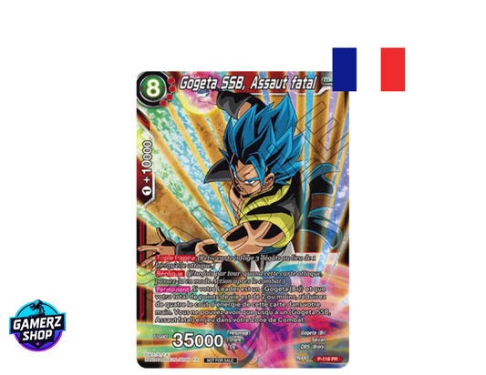 Gogeta SSB, Assaut Fatal P-118 PR Near Mint FR