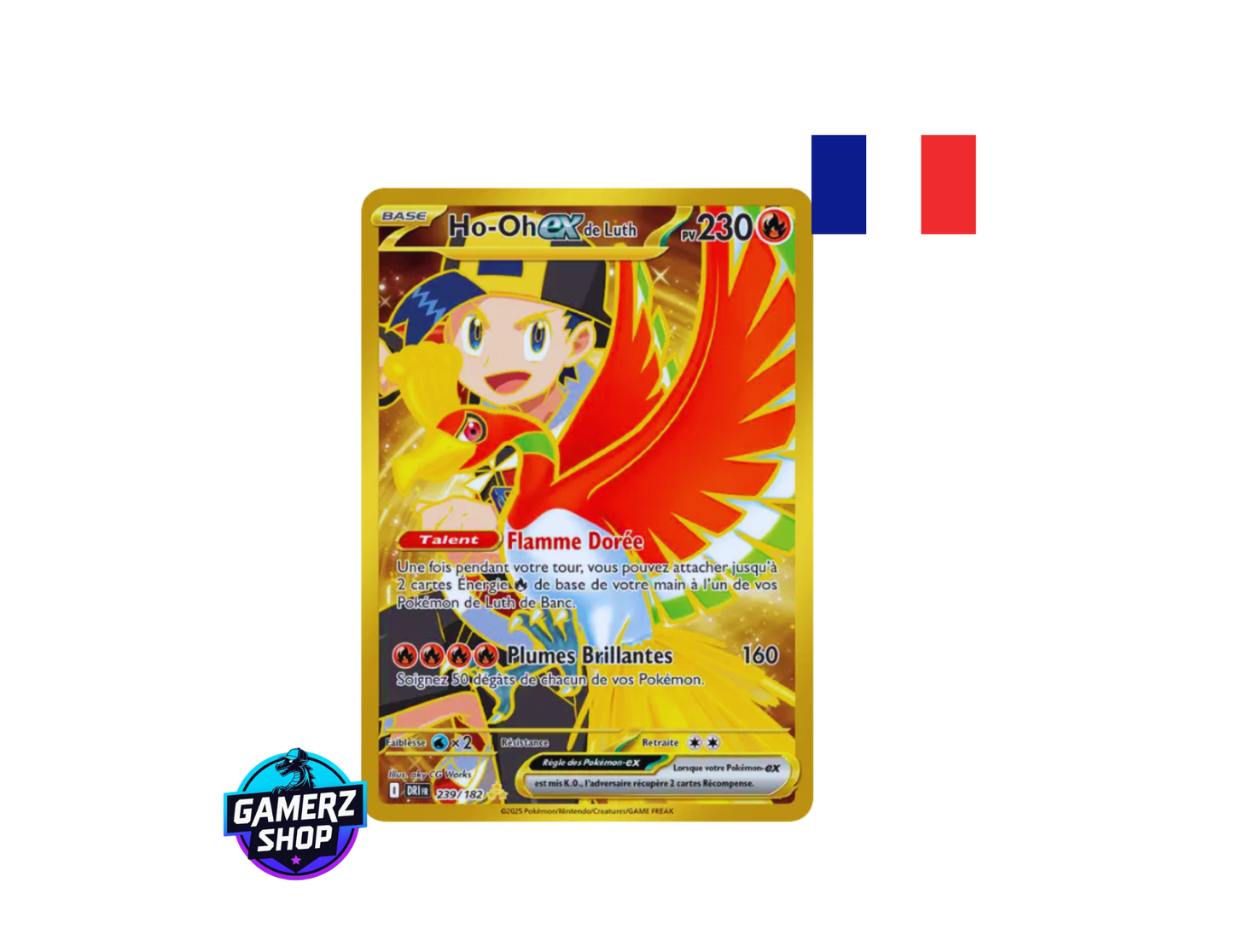 Ho-Oh ex de Luth 239/182 FR - EV10 Rivalités Destinées - Near Mint
