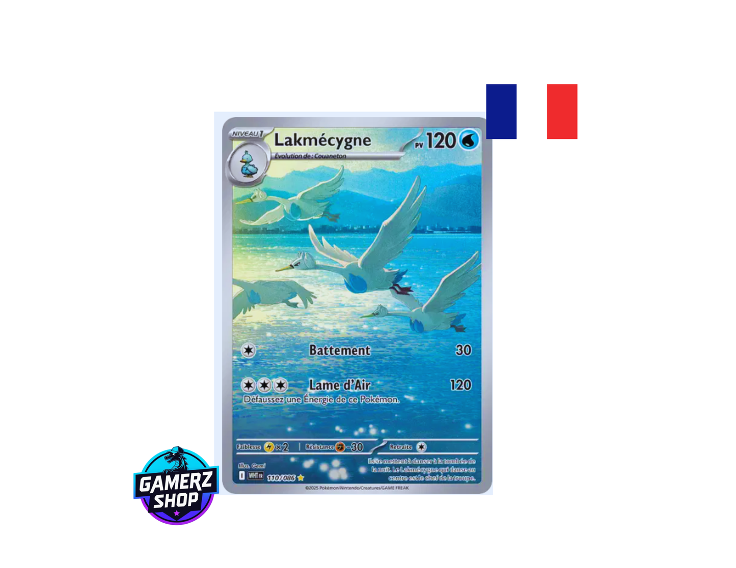 Lakmécygne 110/86 Flamme Blanche - Near Mint - FR