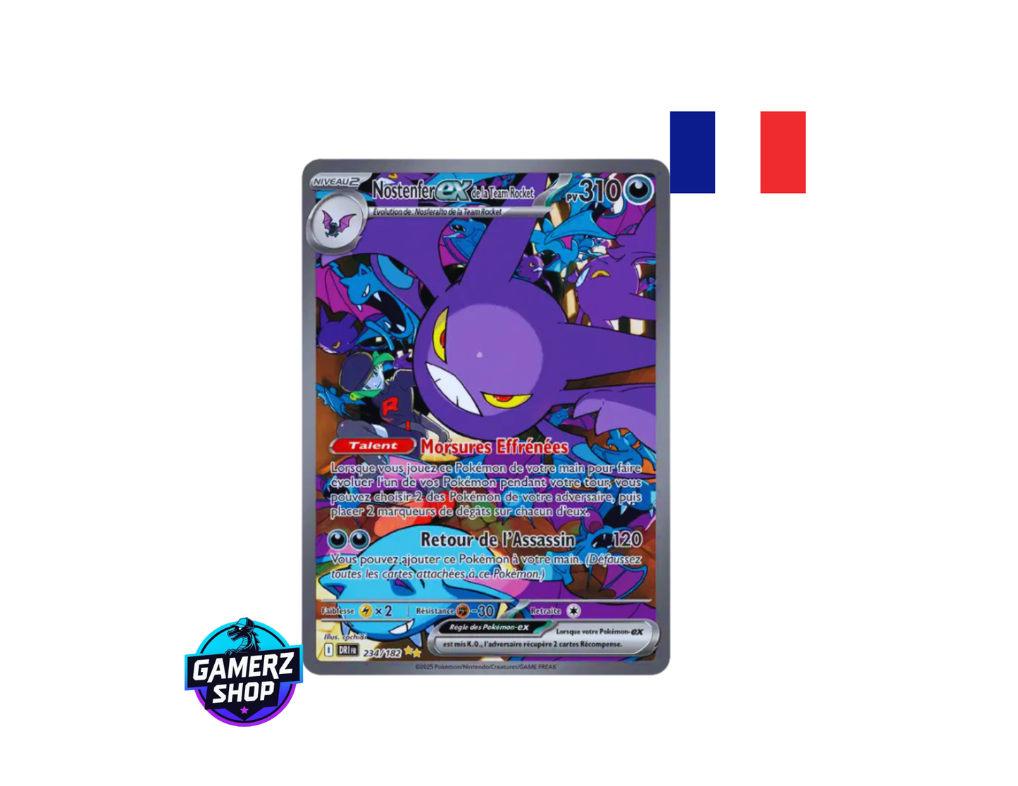 Nostenfer ex de la Team Rocket 234/182 FR - EV10 Rivalités Destinées - Near Mint