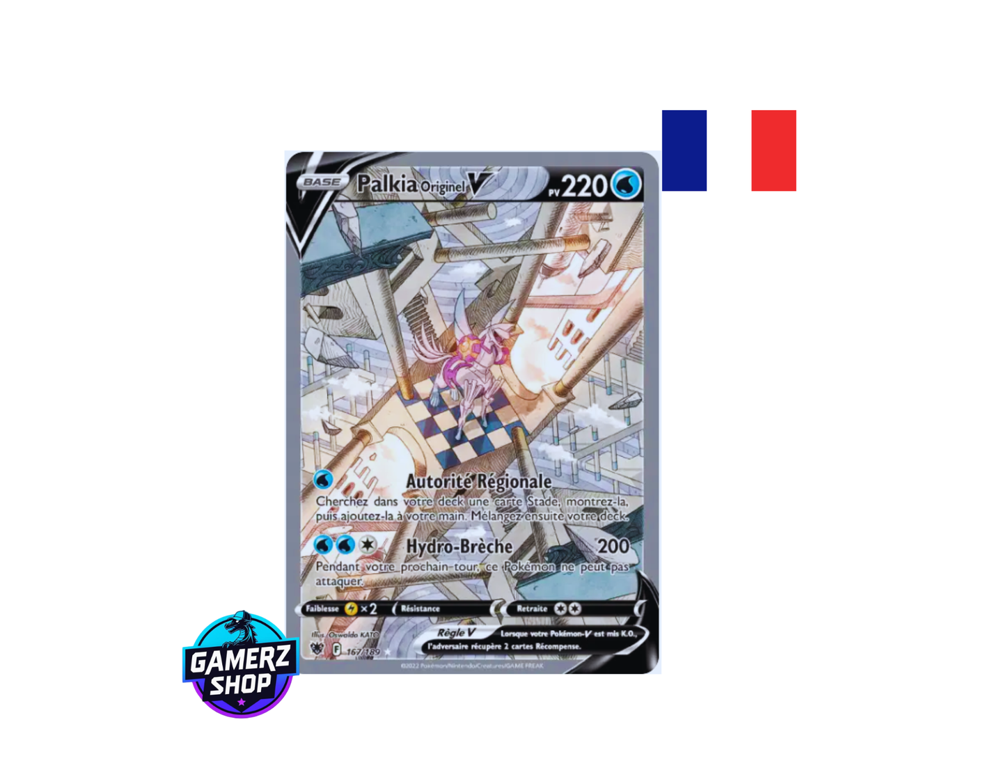 Palkia Originel-V 167/189 EB10 Astres Radieux - Near Mint FR