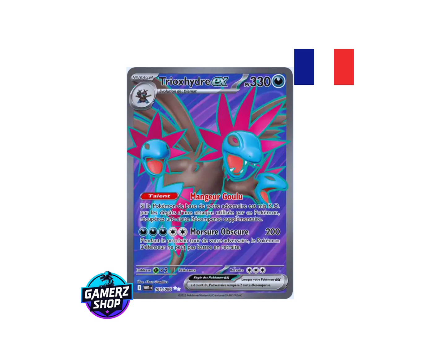 Trioxhydre ex 161/86 EV10.5 Flamme Blanche - Near Mint FR