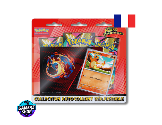 Tripack Collection Méga-Évolution – Héros Transcendants ME 2.5 – Salamèche