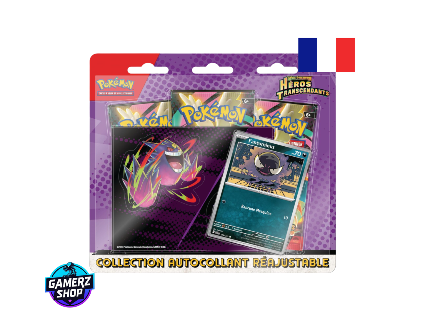 Tripack Collection Méga-Évolution – Héros Transcendants ME 2.5 – Fantominus