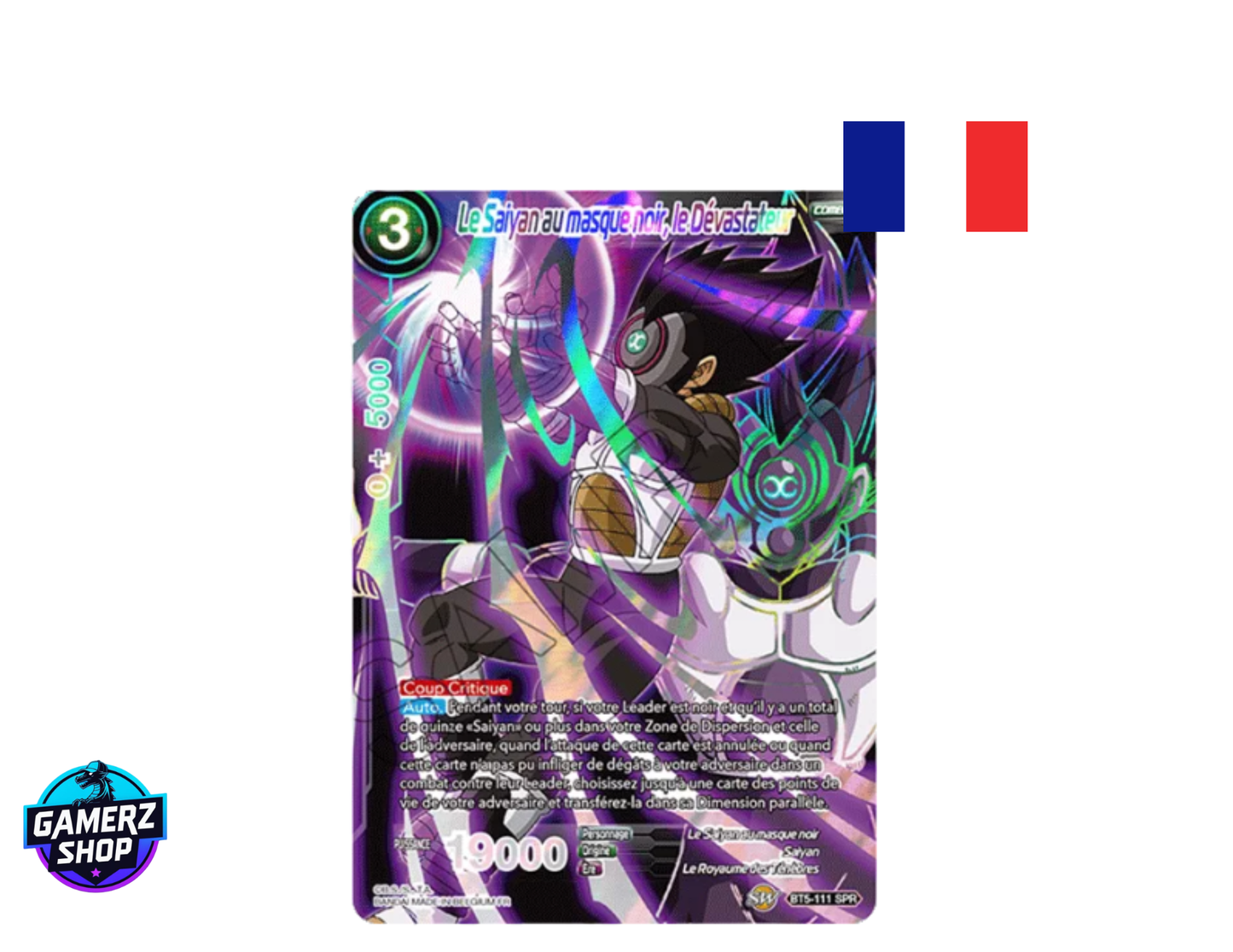 Le Saiyan au masque noir, le Devastateur - BTS-111-SPR - Near Mint FR